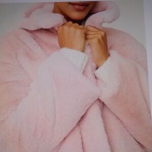 Pink Long Hood Jacket